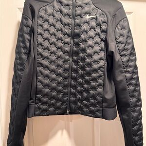 Nike Aeroloft Women's Black Quilted Zip-Front Performance Jacket